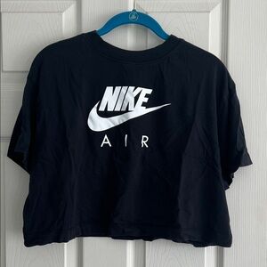 Nike Black Crop Tee